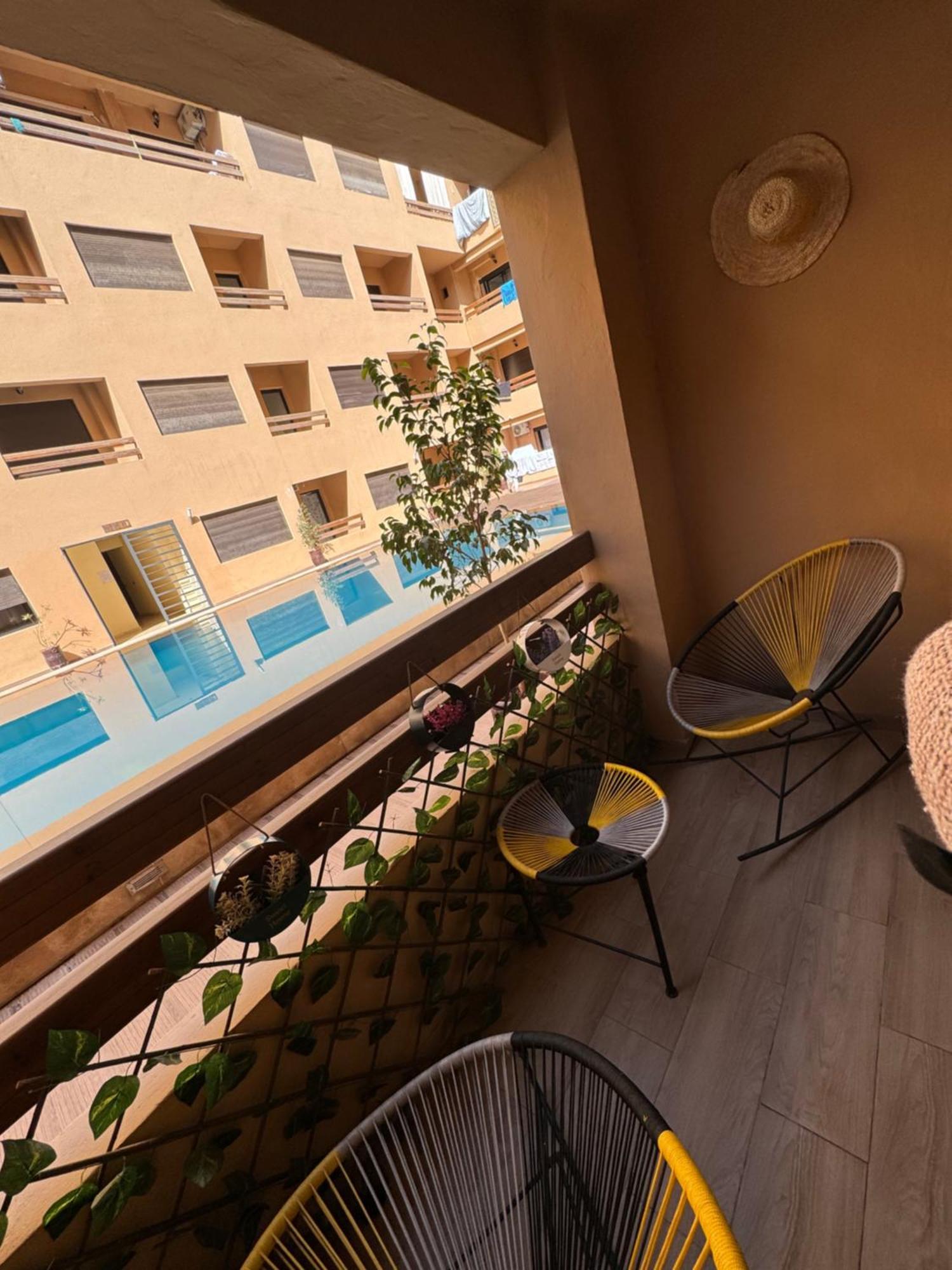 Gueliz L'Hivernage Nour5 Apartment มาร์ราเกช ภายนอก รูปภาพ